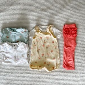 Carter’s baby girl 6-9 month bundle